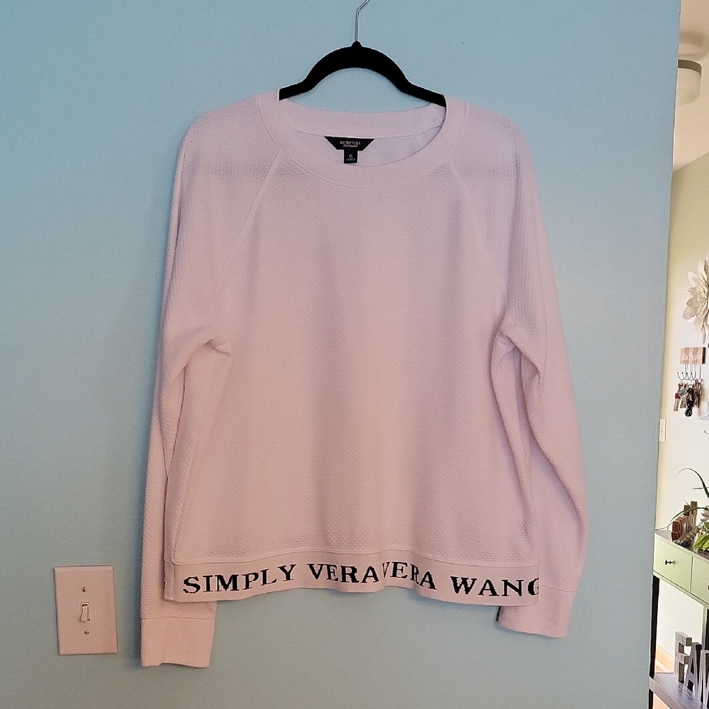 Simply Vera Vera Wang White Pullover